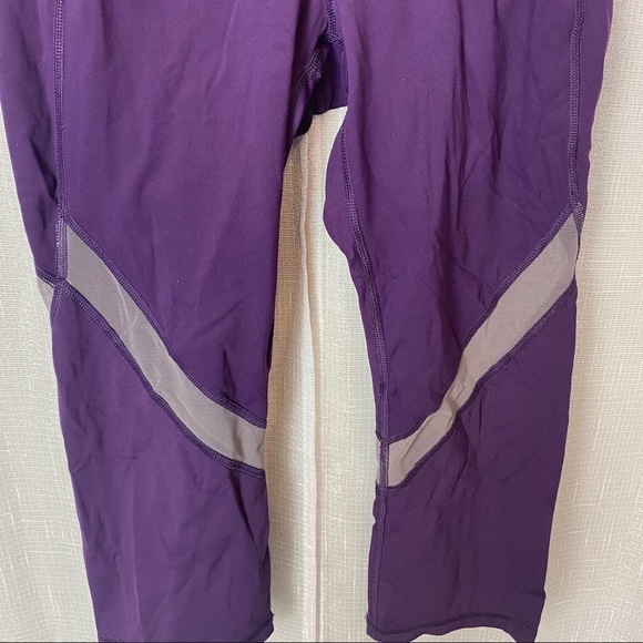 CALIA by Carrie Underwood Purple Crop Leggings SzS - Picture 5 of 11